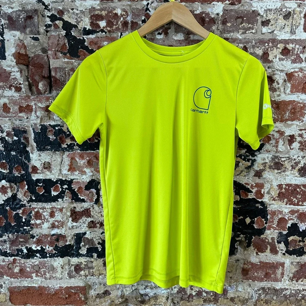 Carhartt Boys Youth Sun Short Force Short Sleeve T Shirt Medium 10-12